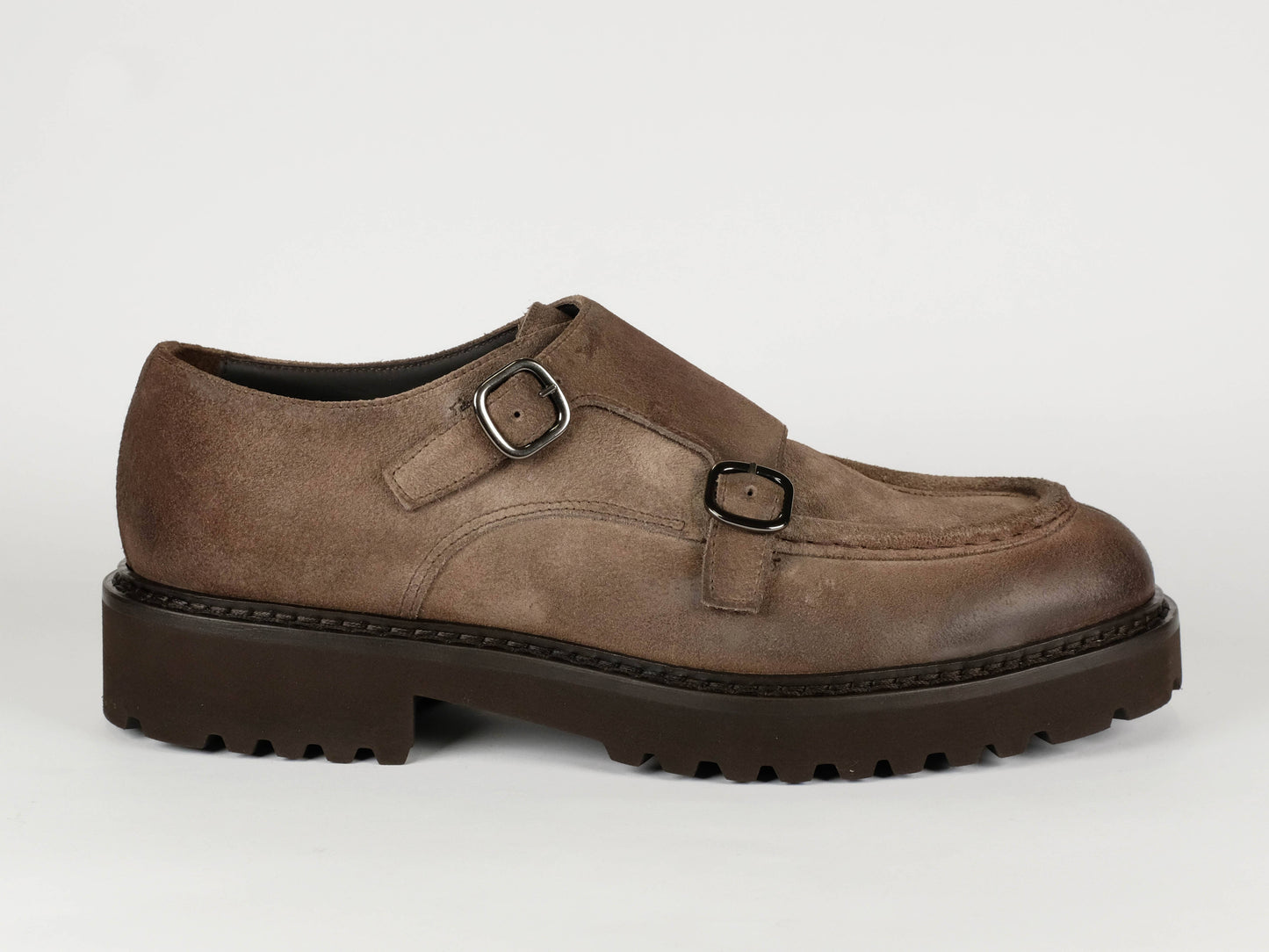 DOUCAL'S - Double Buckle Parabout Taupe Schoenen Doucal's 