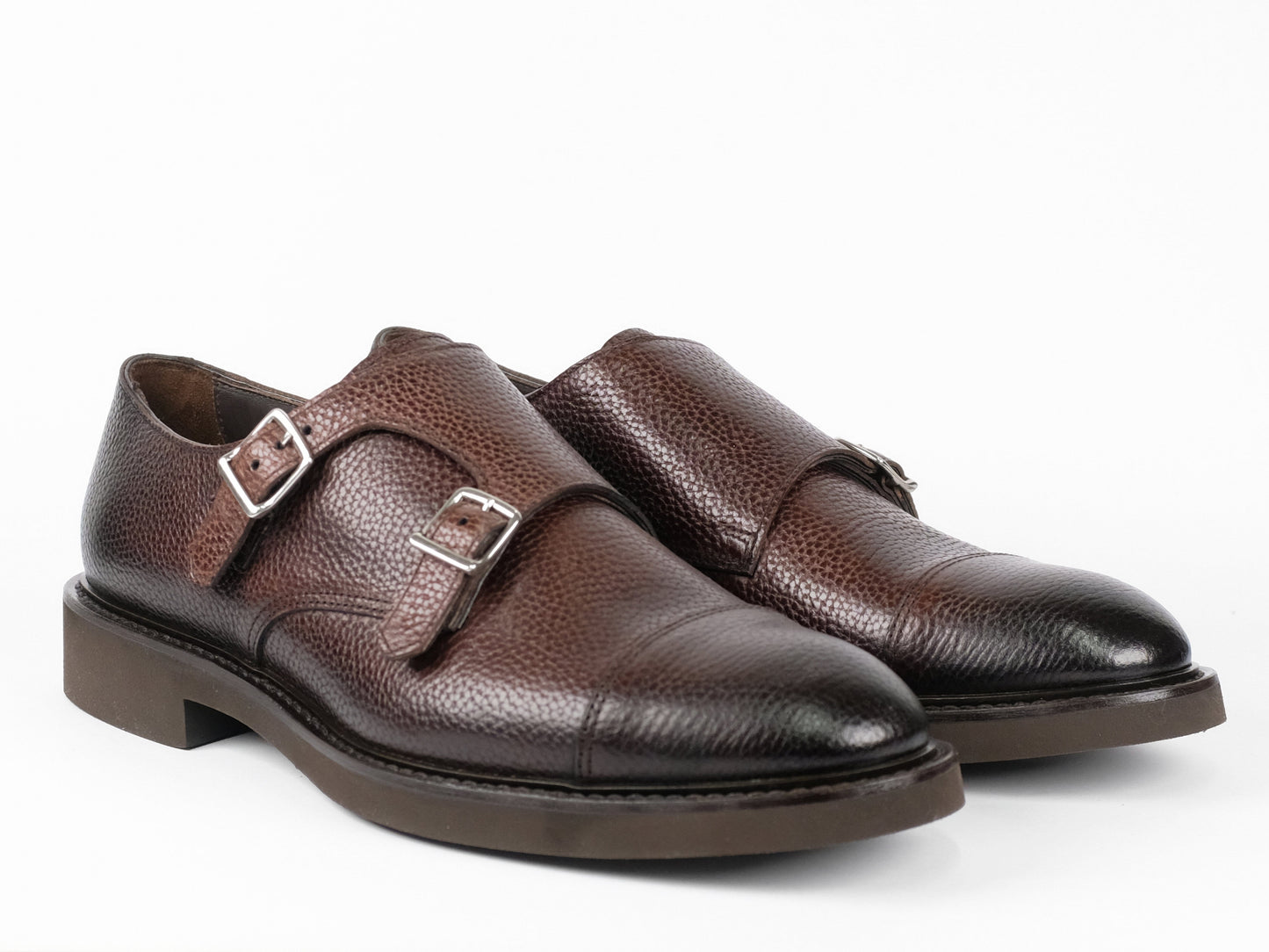 DOUCAL'S - Double Cap Monk Schoen Bruin Schoenen Doucal's 