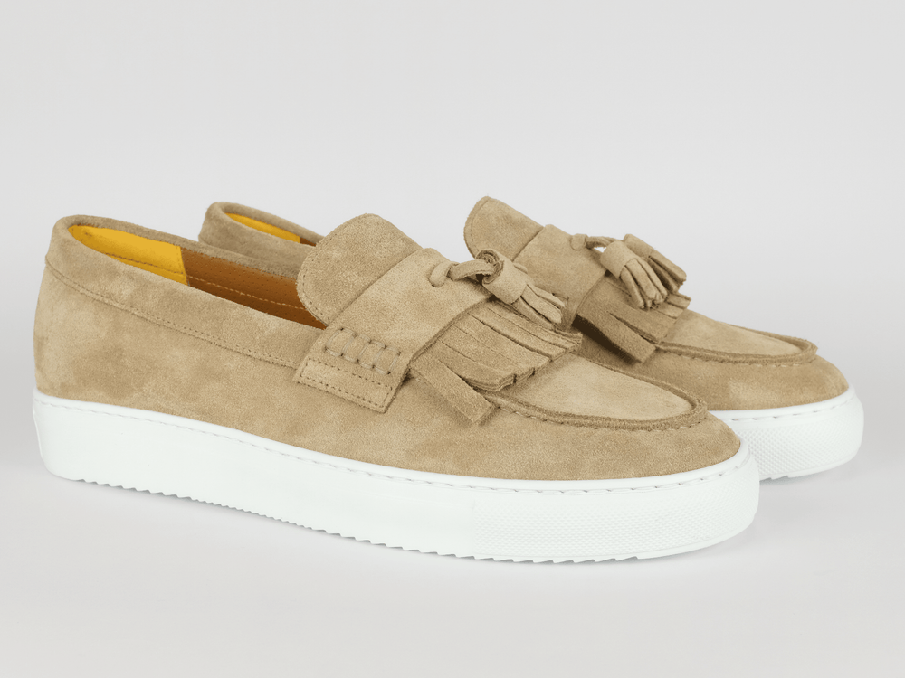 DOUCAL'S - Loafer Suede Beige Sneakers Doucal's 