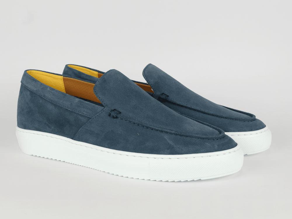 
                  
                    DOUCAL'S - Loafer Suede Jeansblauw Sneakers Doucal's 
                  
                