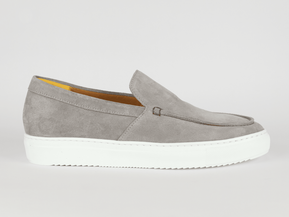 DOUCAL'S - Loafer Suede Lichtgrijs Sneakers Doucal's 