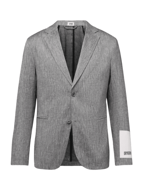 DRYKORN - Blazer Catory Linnen Grijs Blazers & kostuums Drykorn 