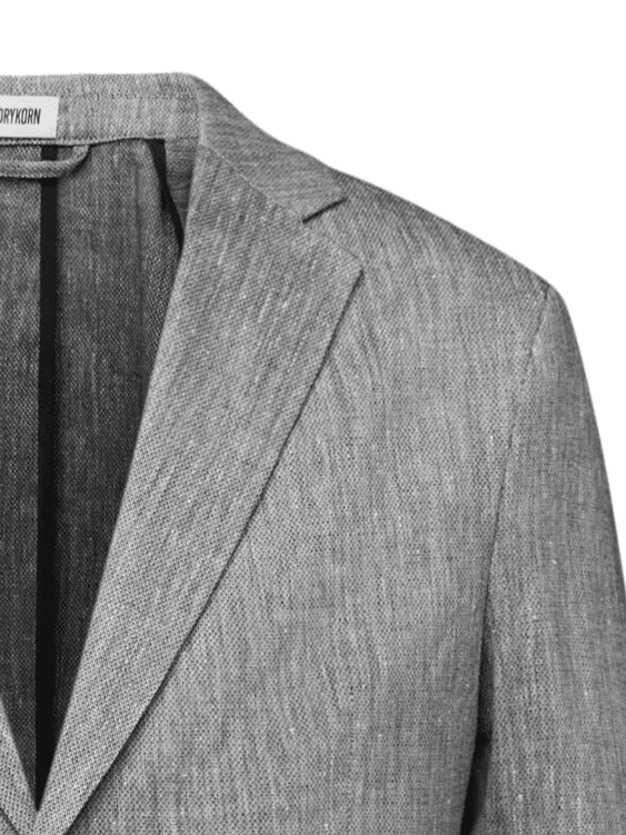 DRYKORN - Blazer Catory Linnen Grijs Blazers & kostuums Drykorn 