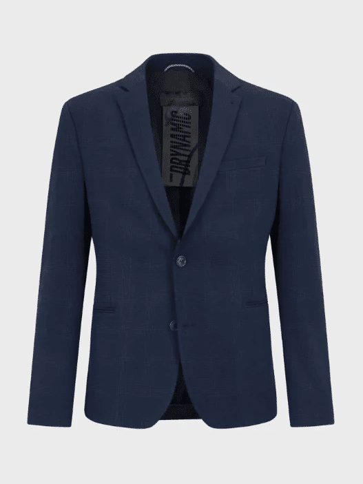 DRYKORN - Blazer Horley Donkerblauw Geruit Blazers & kostuums Drykorn 