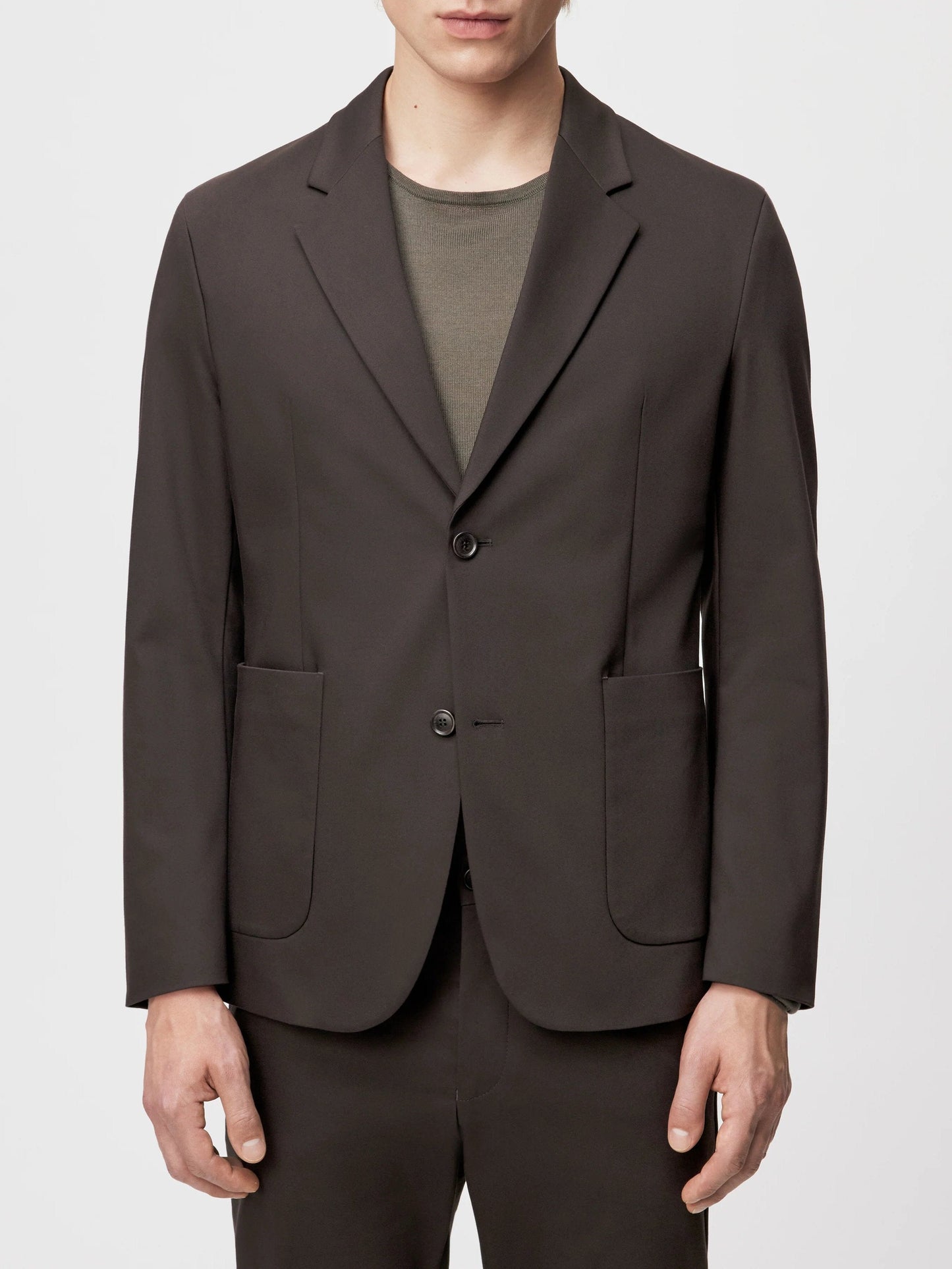 DRYKORN - Blazer Marls Stretch Bruin Blazers & kostuums Drykorn 