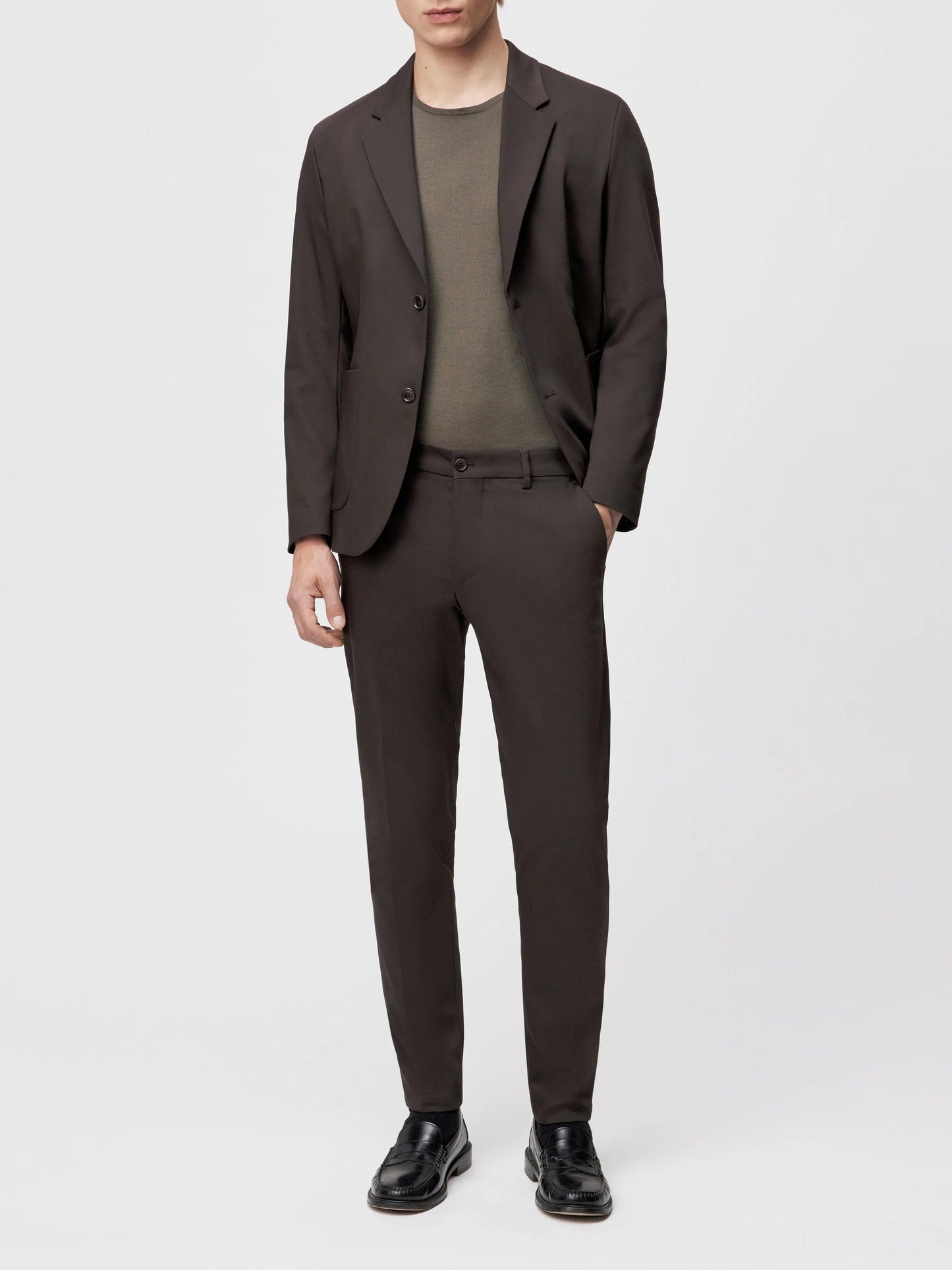 DRYKORN - Blazer Marls Stretch Bruin Blazers & kostuums Drykorn 