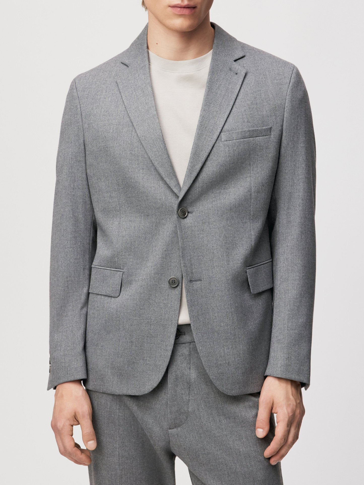 DRYKORN - Blazer Stretch Antraciet Yames Blazers & kostuums Drykorn 