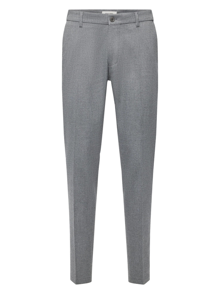 DRYKORN - Broek Ajend Grijs Broeken Drykorn 