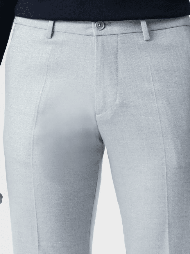 DRYKORN - Broek Ajend Lichtblauw Broeken Drykorn 