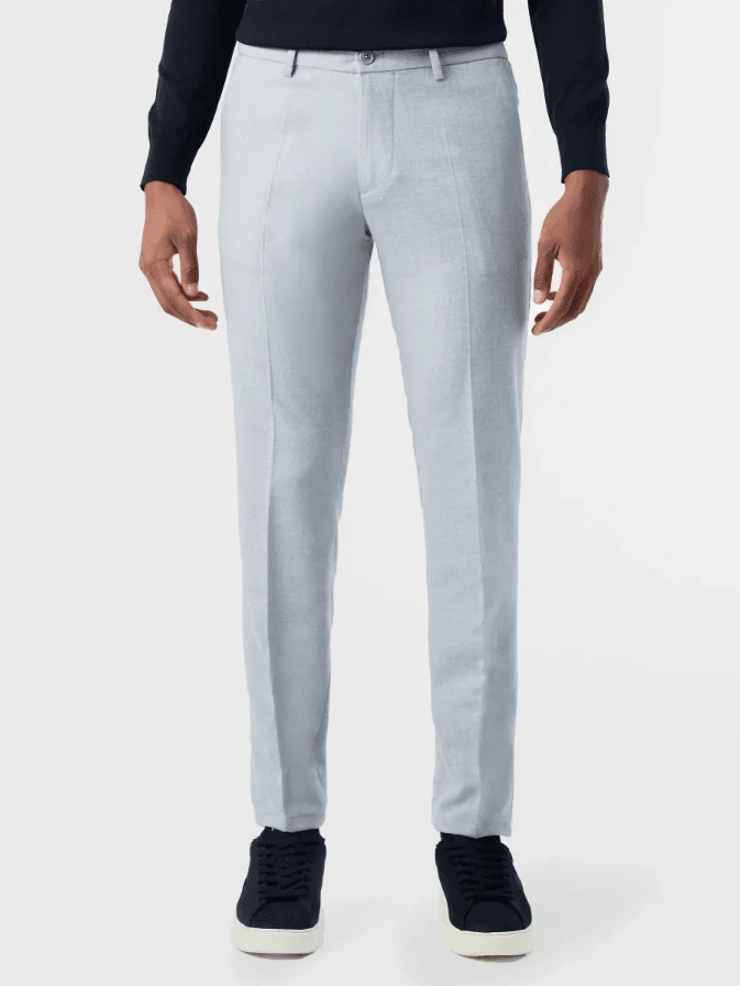 DRYKORN - Broek Ajend Lichtblauw Broeken Drykorn 