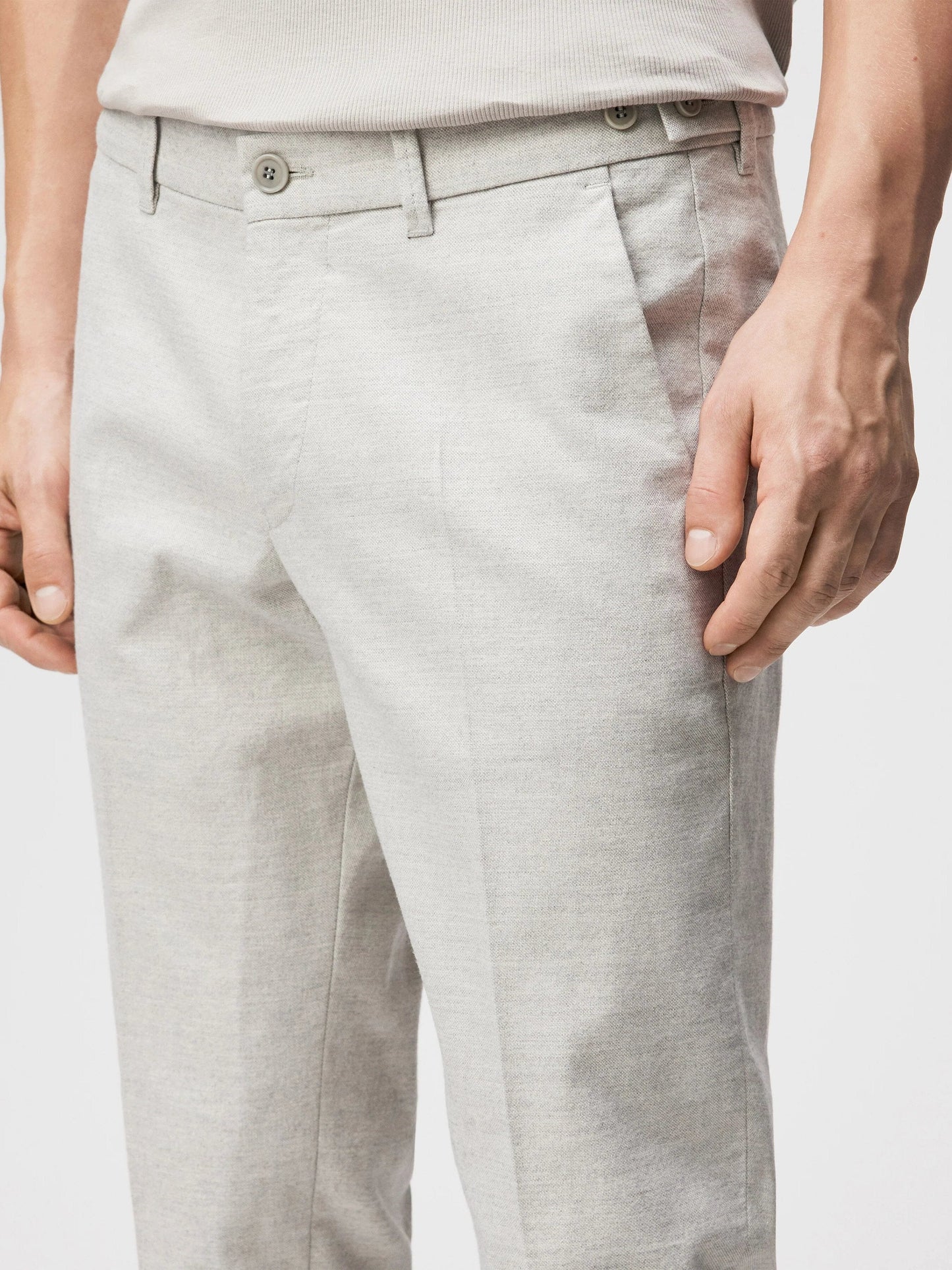 DRYKORN - Broek Fago Beigegrijs Broeken Drykorn 