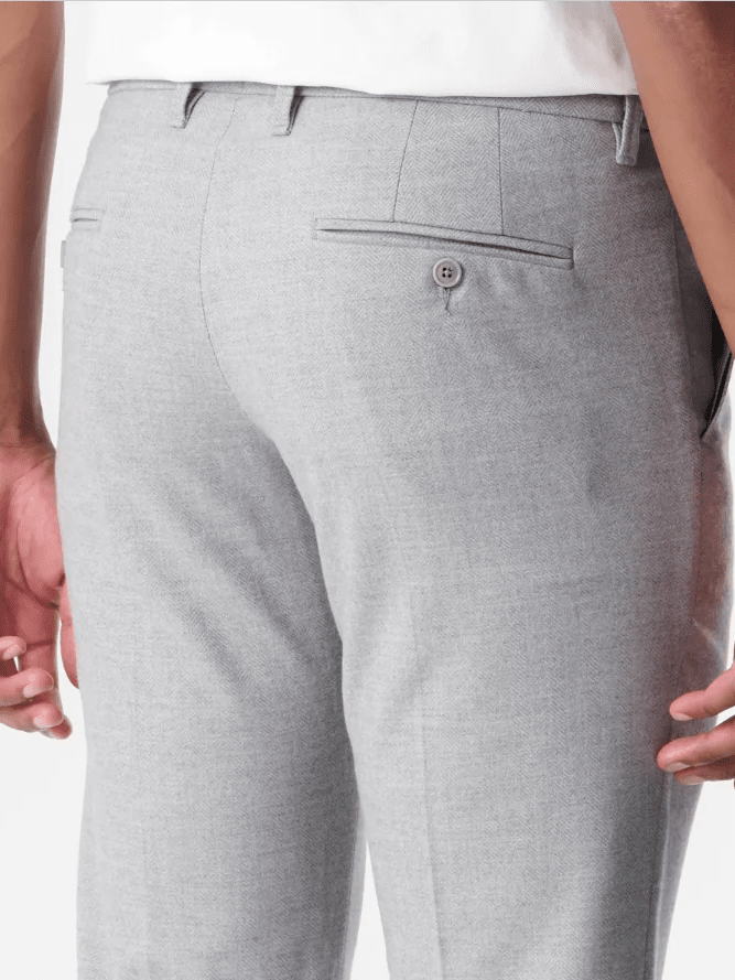 
                  
                    DRYKORN - Broek Fago Visgraat Lichtgrijs Broeken Drykorn 
                  
                