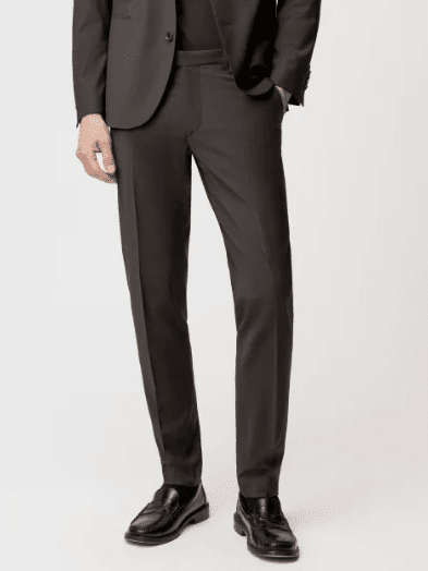 DRYKORN - Broek Piet_Sk Donkerbruin Broeken Drykorn 