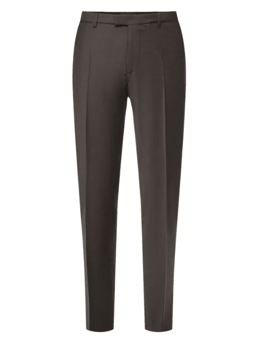 DRYKORN - Broek Piet_Sk Donkerbruin Broeken Drykorn 