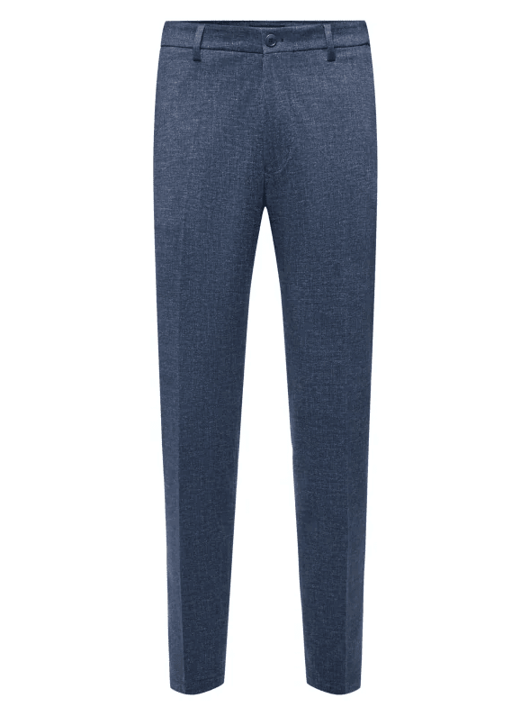 DRYKORN Broek Stretch Ajend_sk Blauw Broeken Drykorn 