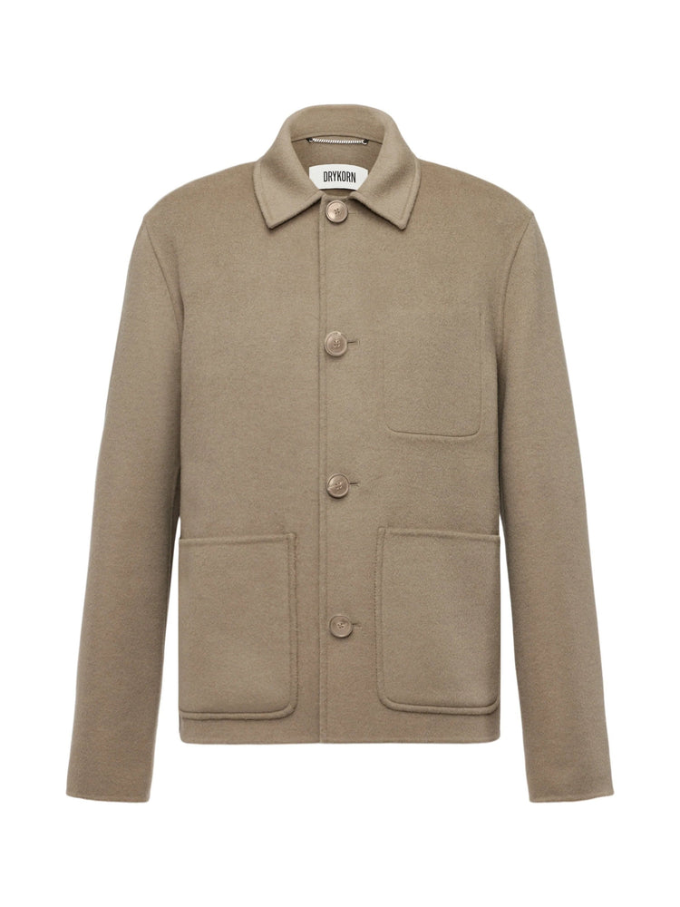 DRYKORN - Jas Makona Dark Beige Jassen Drykorn 