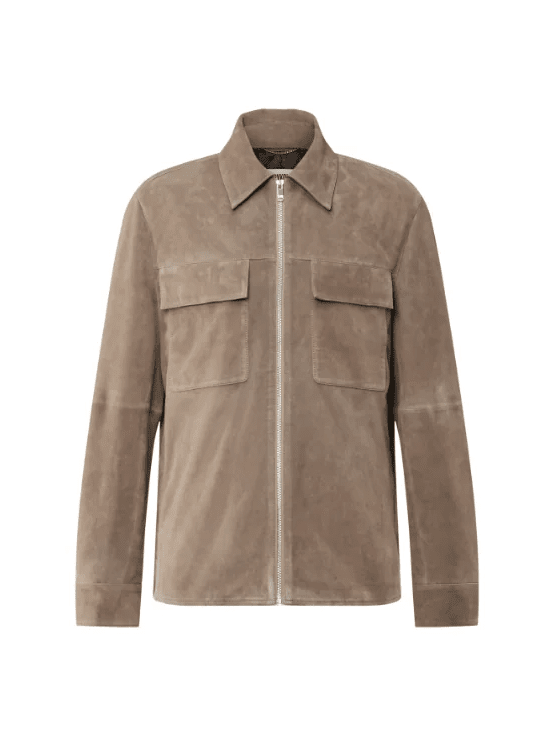 DRYKORN - Jas Suède Kosan Taupe Jassen Drykorn 