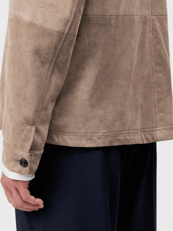 
                  
                    DRYKORN - Suède Leren Jas Beige Jassen Drykorn 
                  
                