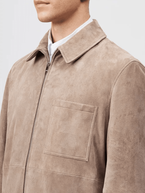 
                  
                    DRYKORN - Suède Leren Jas Beige Jassen Drykorn 
                  
                