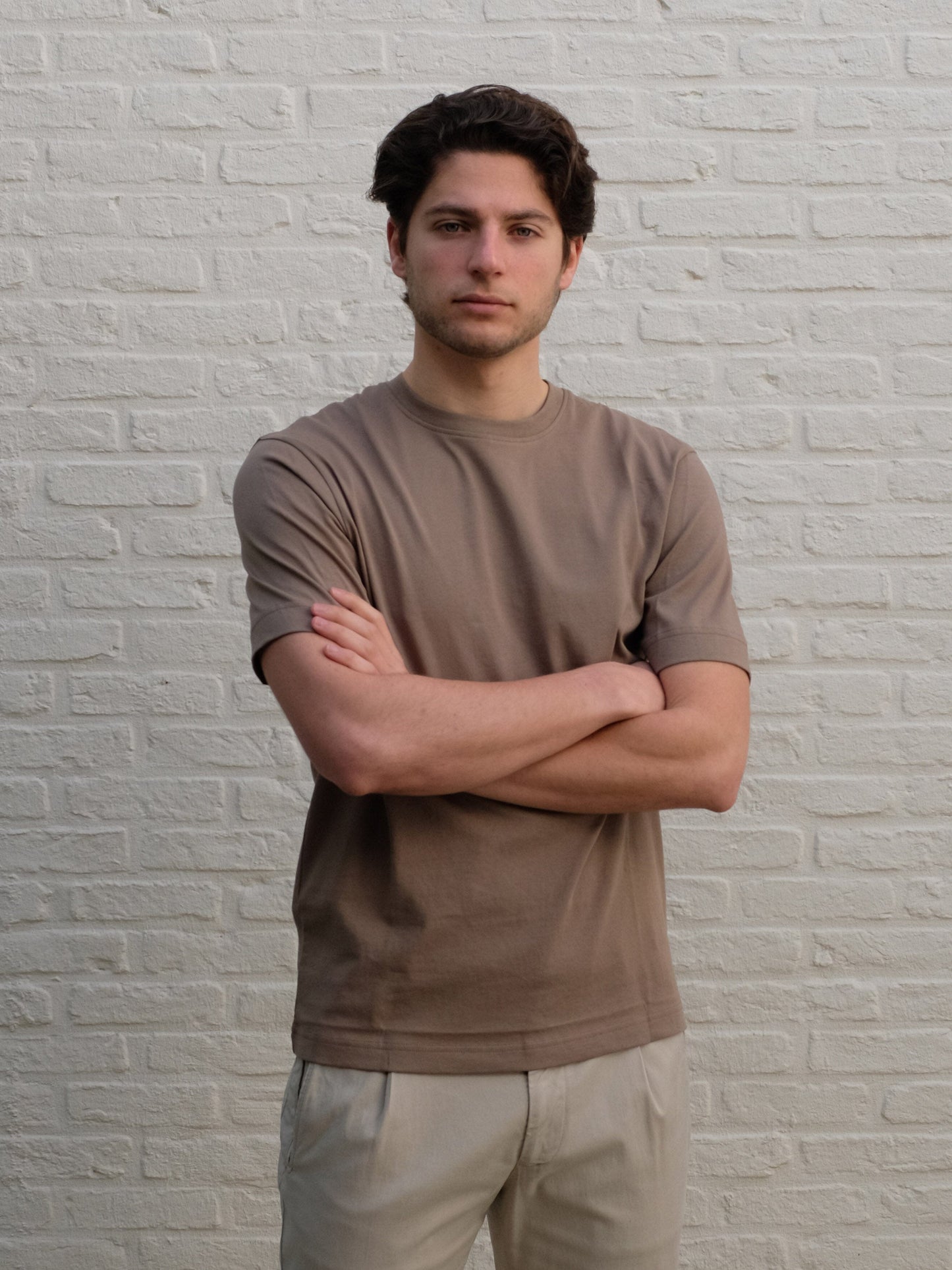 DRYKORN - T-Shirt Raphael Taupe T-shirts Drykorn 