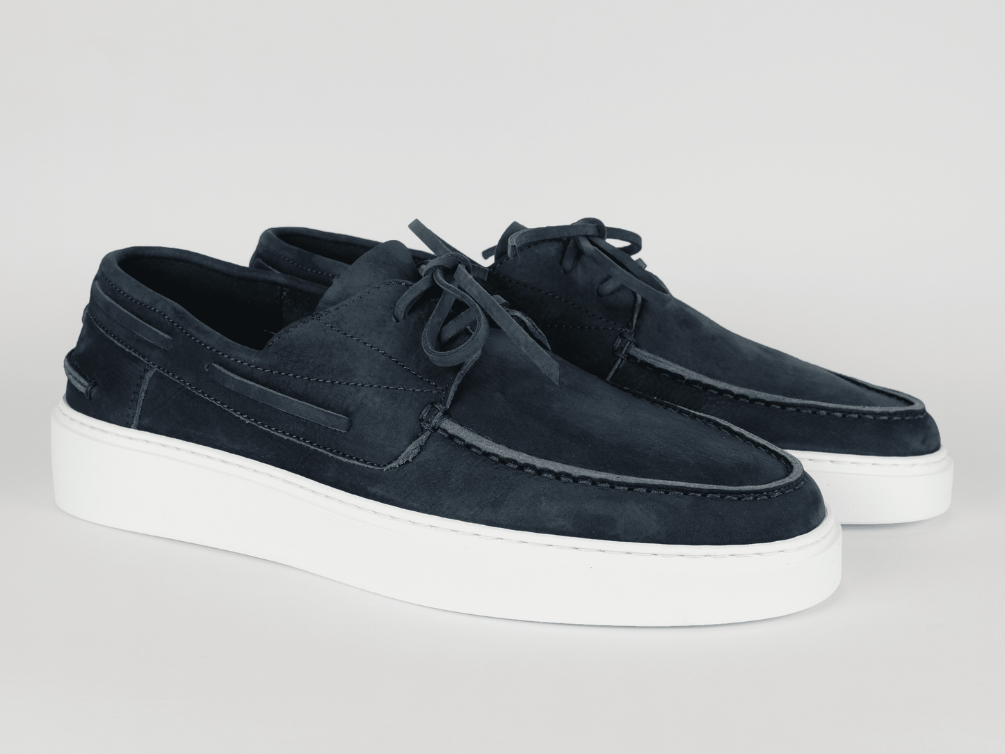 FABIANO RICCI - Loafer Met Veters Donkerblauw Sneakers Fabiano Ricci 