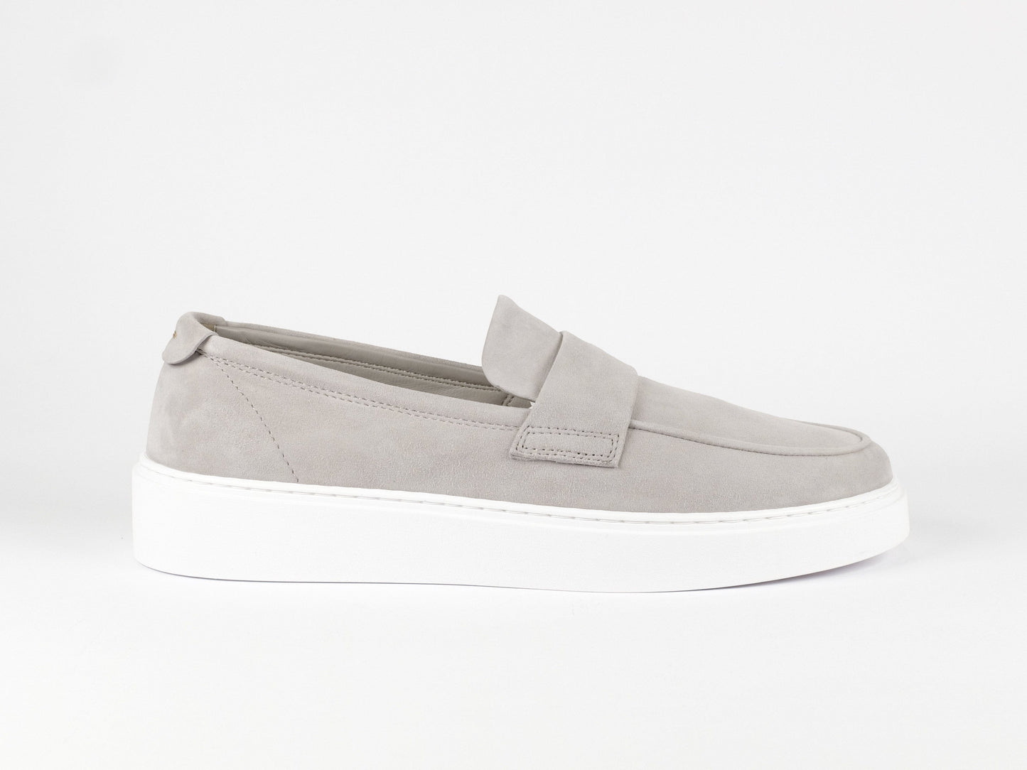 FABIANO RICCI - Loafer Suede Lichtgrijs Sneakers Fabiano Ricci 