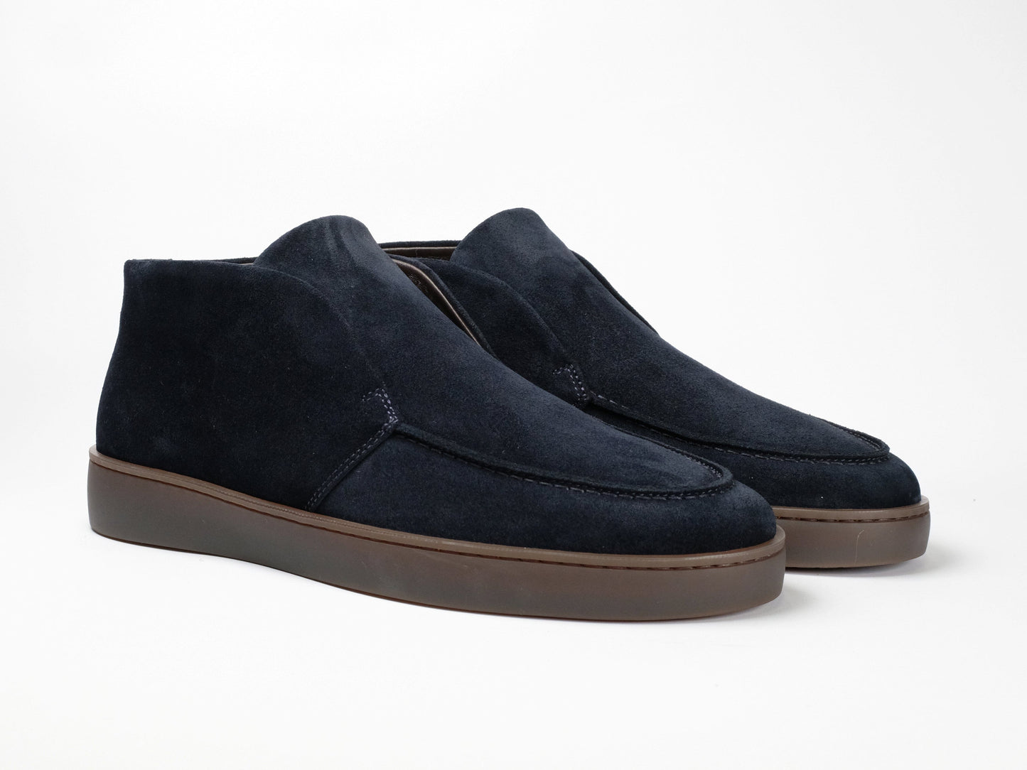 FABIANO RICCI - Sneaker Halfhoog Met Pels Donkerblauw Schoenen Fabiano Ricci 