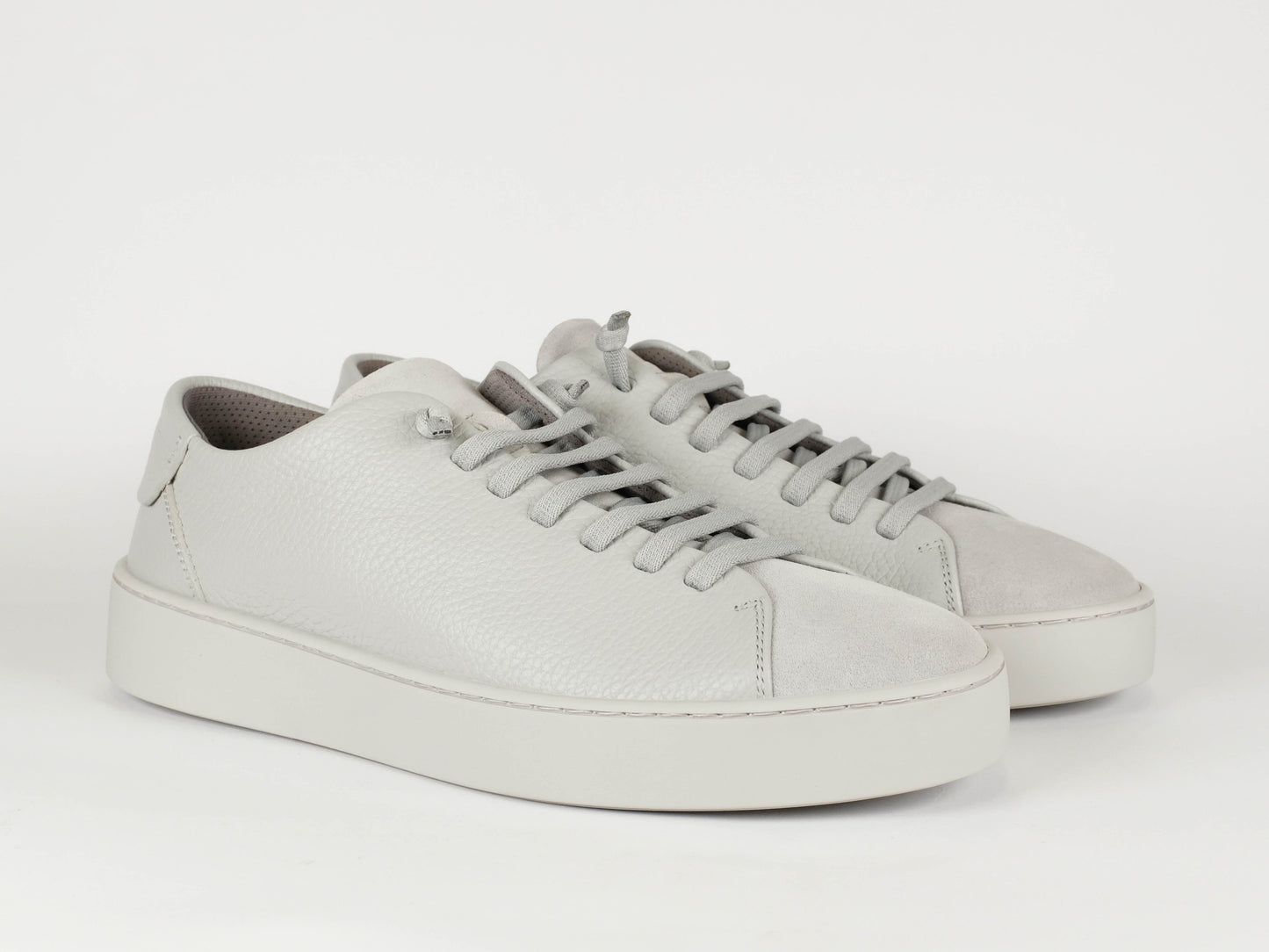 FABIANO RICCI - Sneaker Leer Suède Grijs Sneakers Fabiano Ricci 