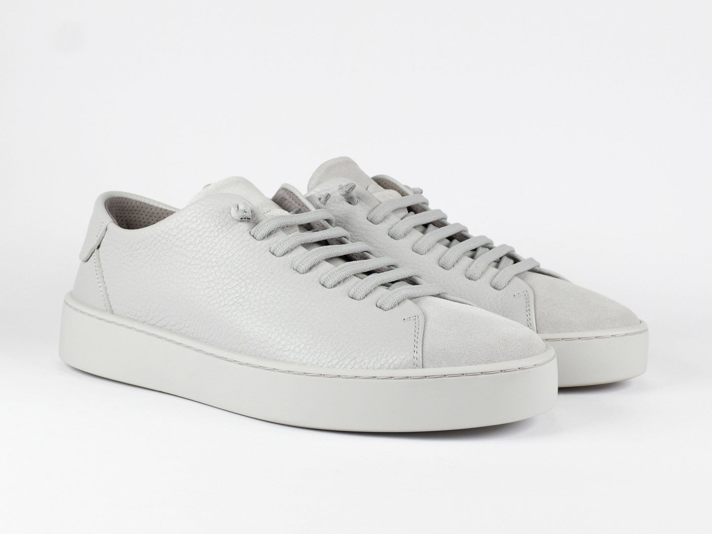 FABIANO RICCI - Sneaker Leer Suède Grijs Sneakers Fabiano Ricci 