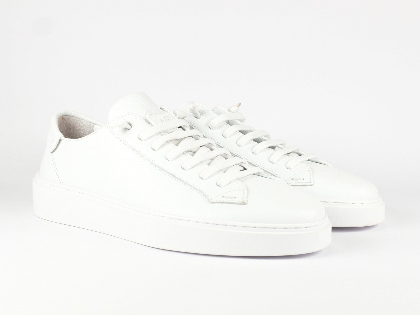 FABIANO RICCI - Sneaker Leer Wit Sneakers Fabiano Ricci 