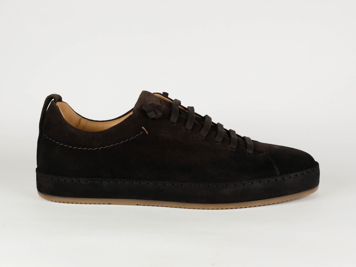 FABIANO RICCI - Sneaker Suède Donkerbruin Sneakers Fabiano Ricci 