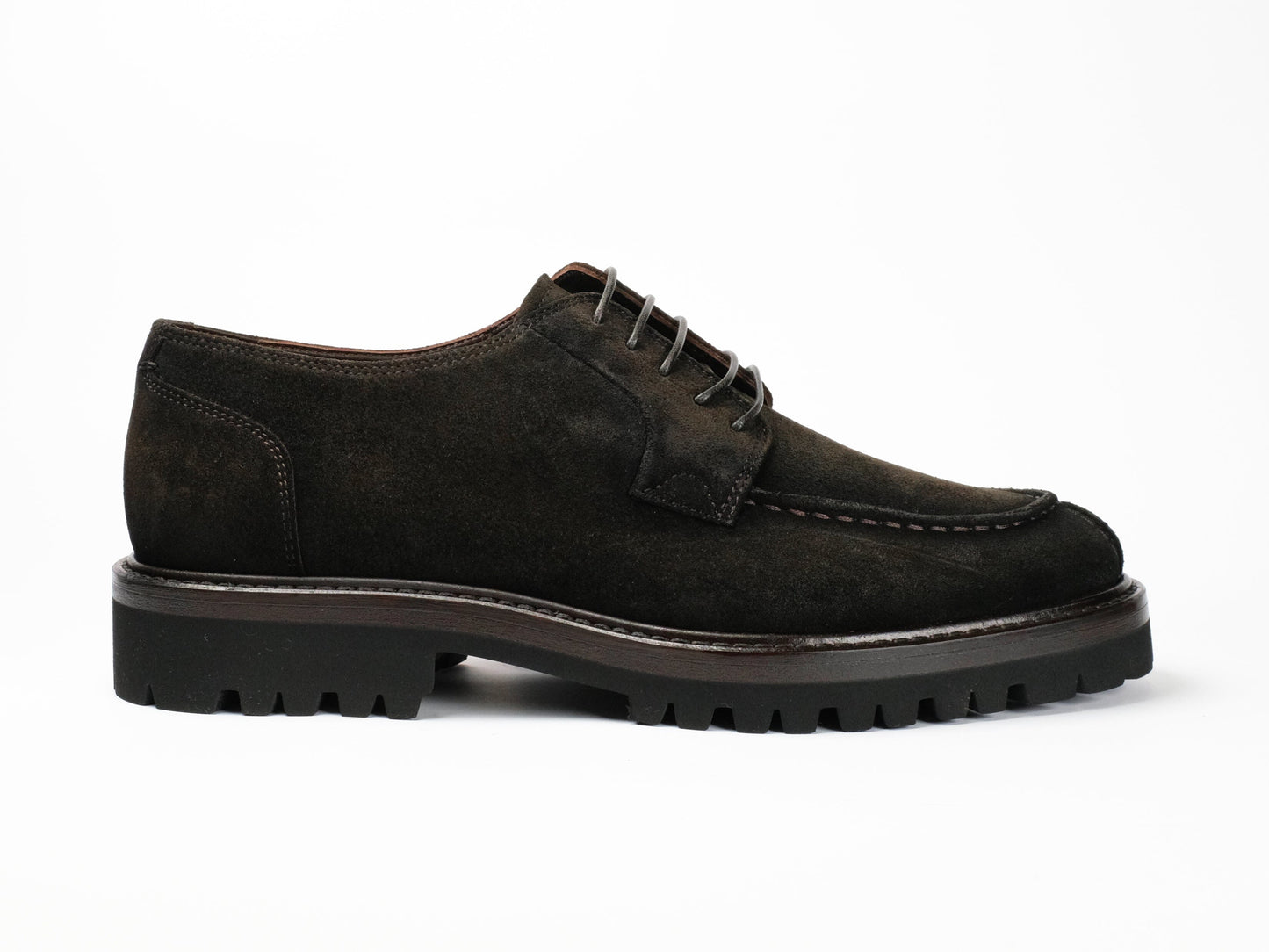 FABIANO RICCI - Suède Veterschoen Donkerbruin Schoenen Fabiano Ricci 