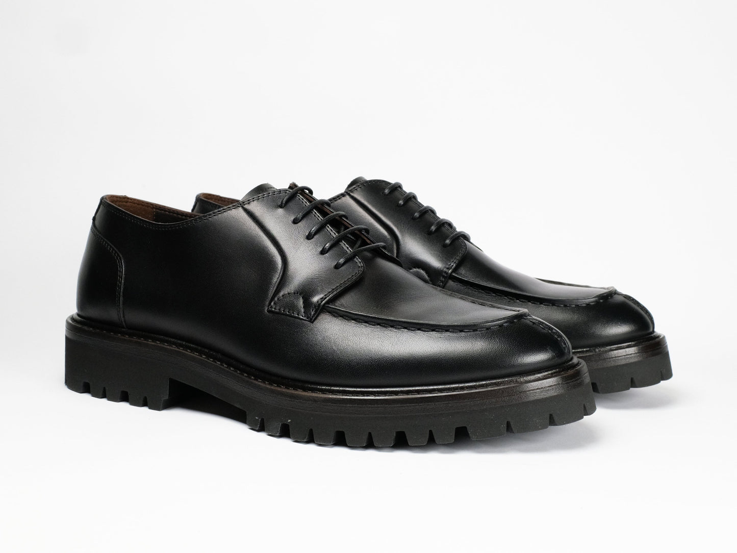 FABIANO RICCI - Veterschoen Leder Zwart Schoenen Fabiano Ricci 