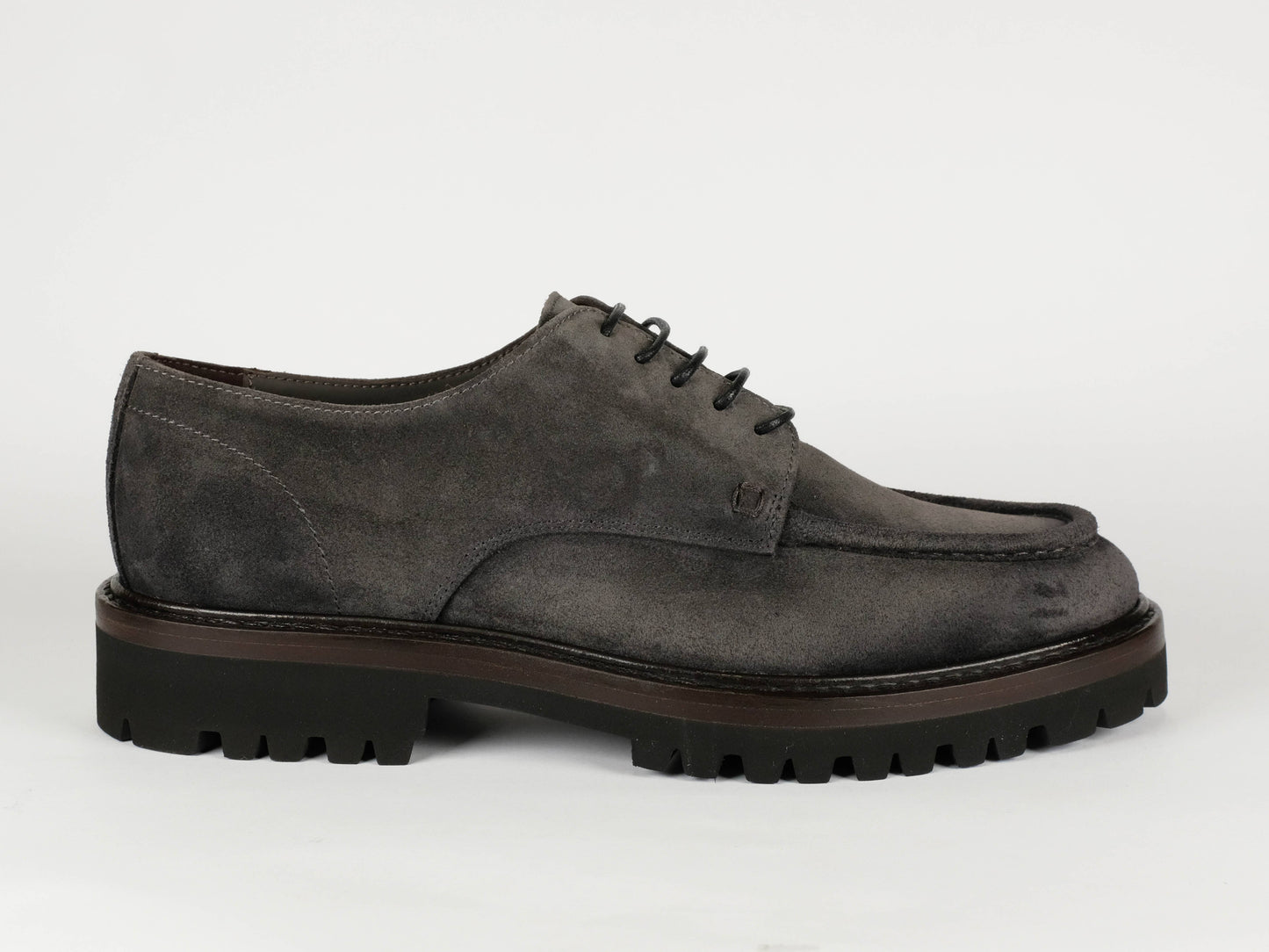 FABIANO RICCI - Veterschoen Suède Grijs Schoenen Fabiano Ricci 