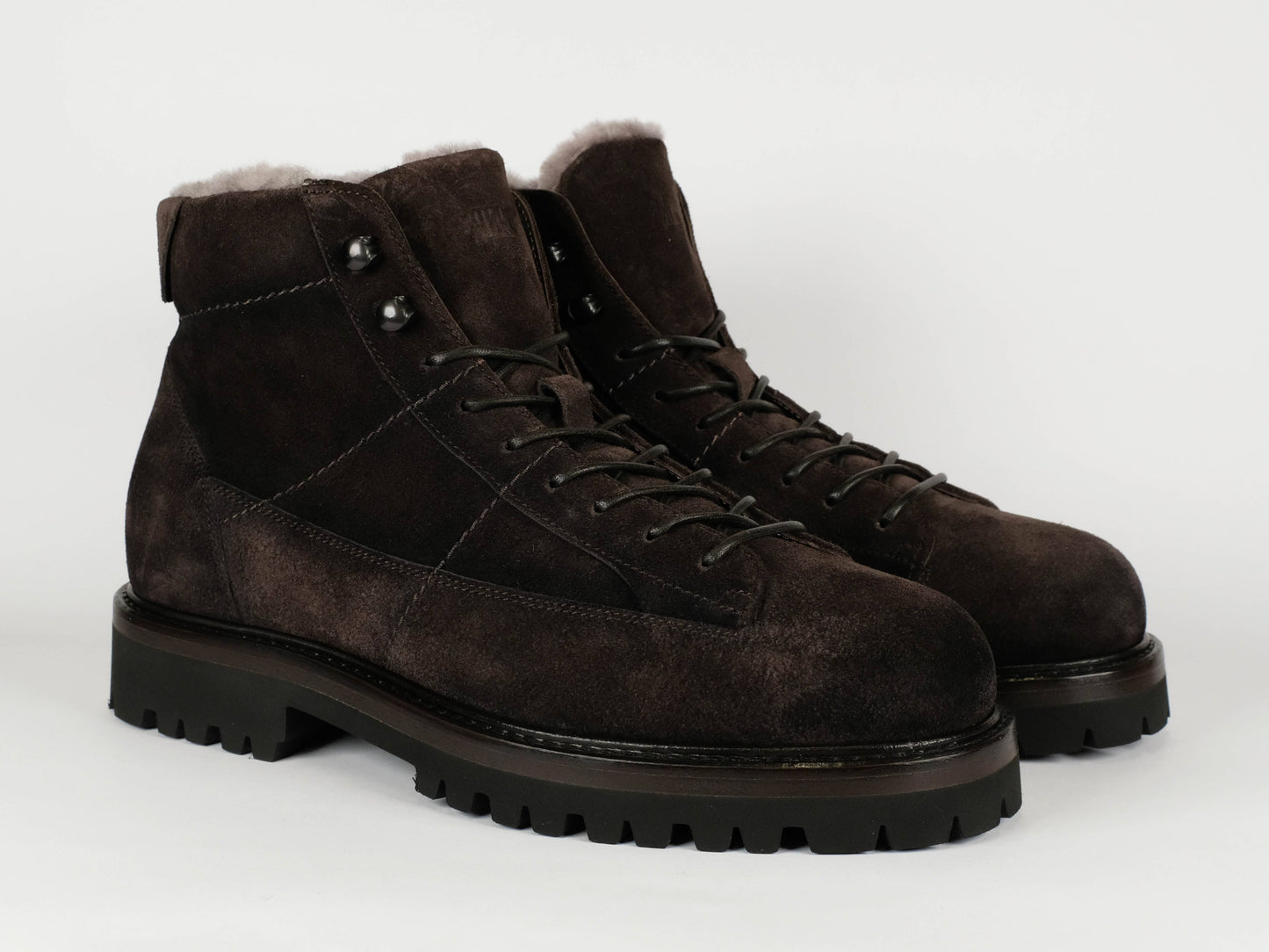 FABIANO RICCI - Winterboot Met Pels Suède Bruin Schoenen Fabiano Ricci 