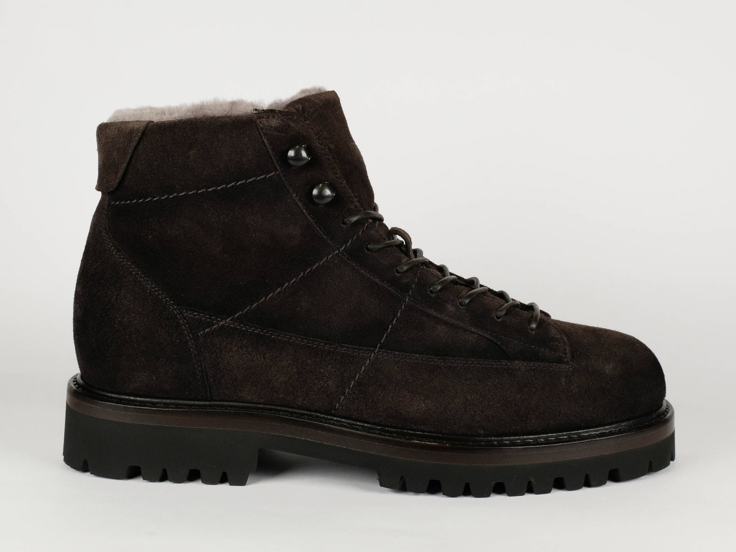 FABIANO RICCI - Winterboot Met Pels Suède Bruin Schoenen Fabiano Ricci 
