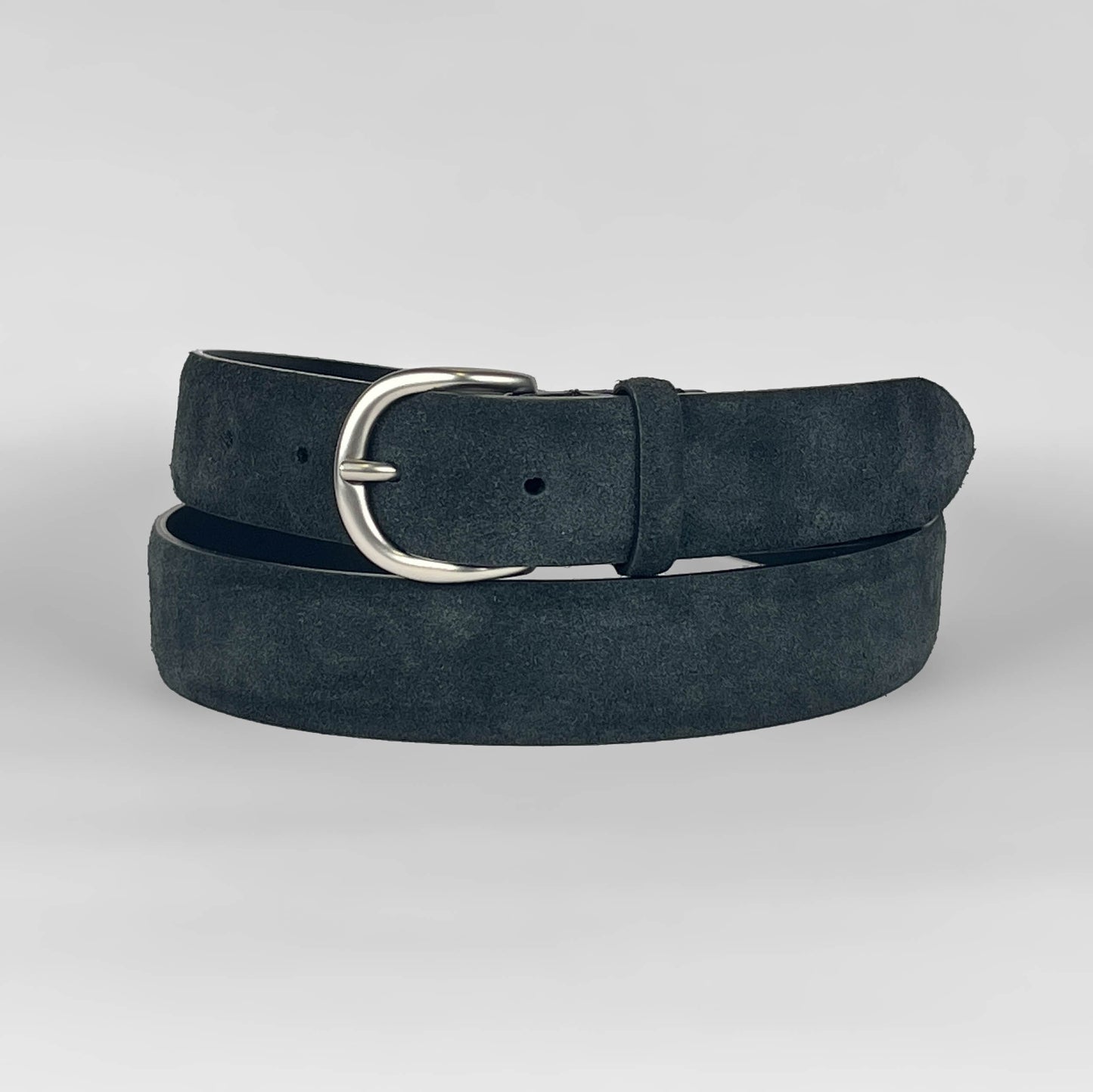 FABRIZIO MANCINI - Riem Suede Zwartblauw riemen Fabrizio Mancini 