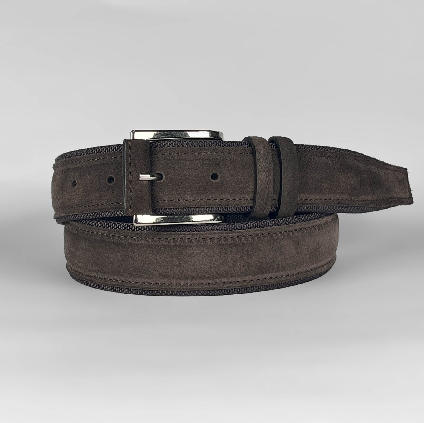FABRIZIO MANCINI - Riem Suede/Tech Bruin riemen Fabrizio Mancini 
