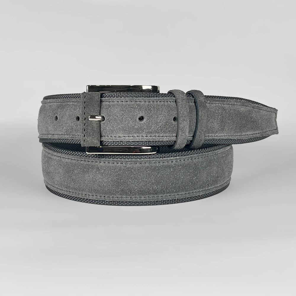 FABRIZIO MANCINI - Riem Suede/Tech Grijs riemen Fabrizio Mancini 