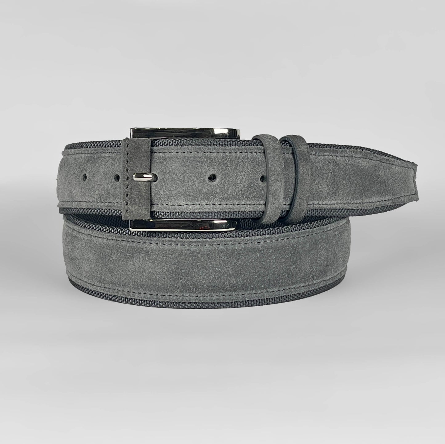 FABRIZIO MANCINI - Riem Suede/Tech Grijs riemen Fabrizio Mancini 