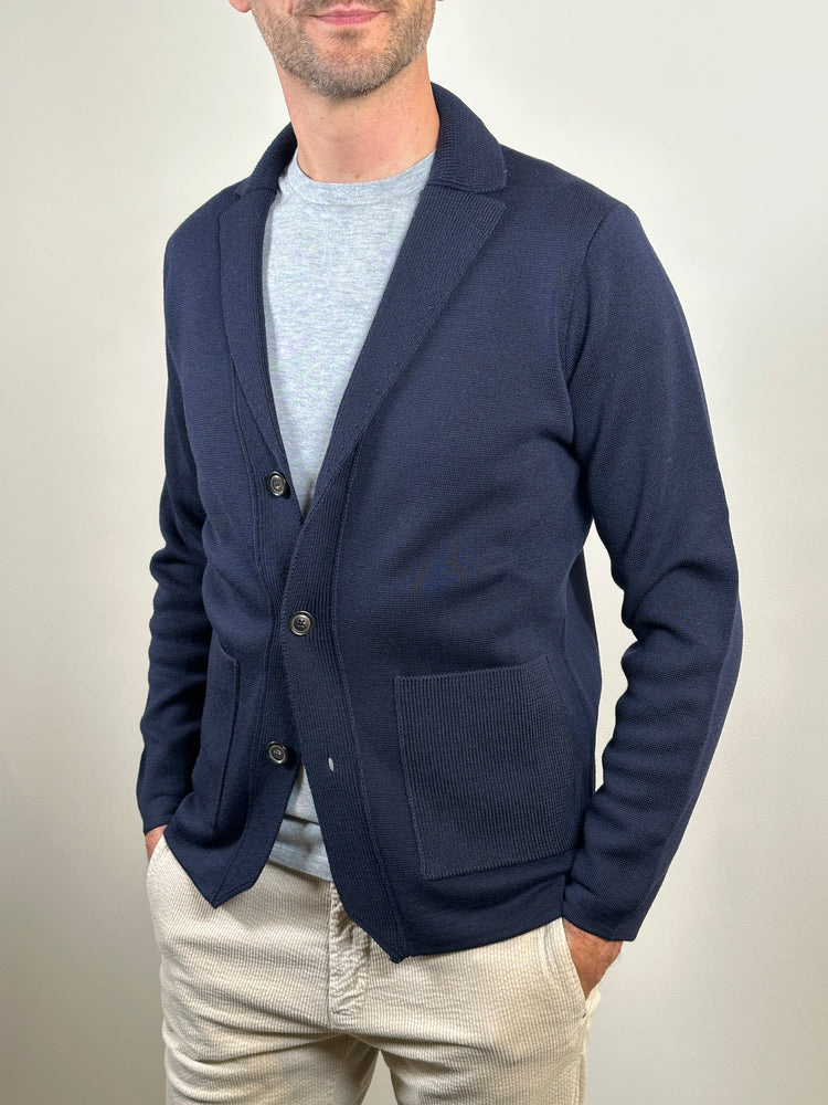 
                  
                    FERRANTE - Blazer Cardigan Navy Truien Ferrante 
                  
                