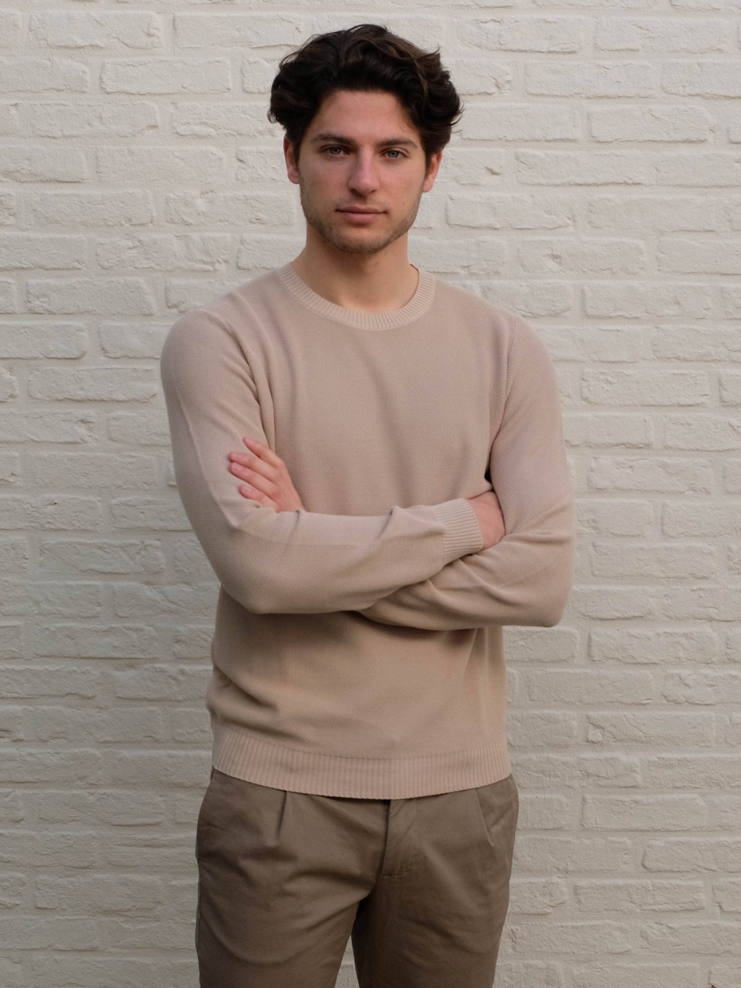 
                  
                    FERRANTE - Crew Neck Lichtbeige Truien Ferrante 
                  
                