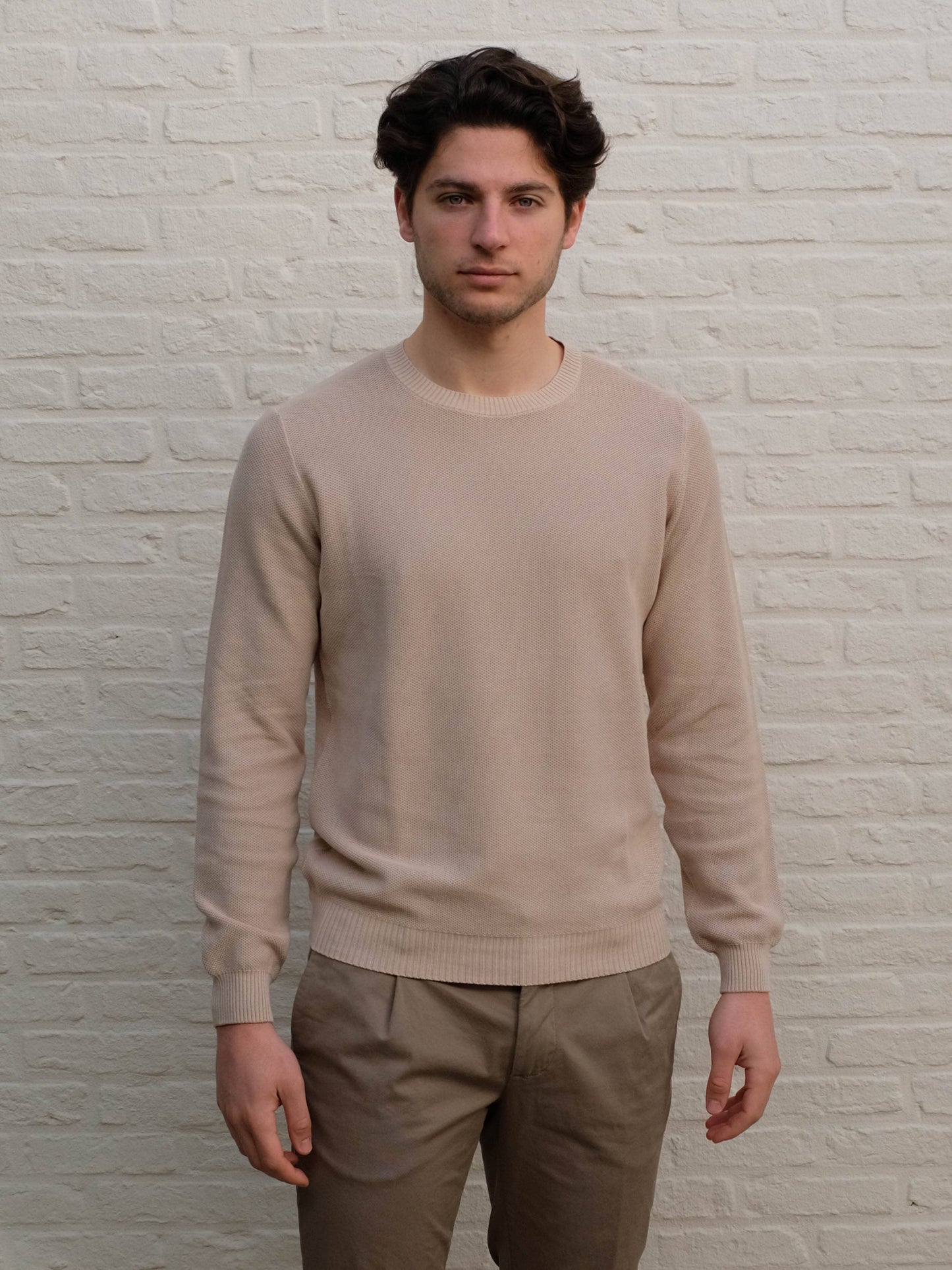 
                  
                    FERRANTE - Crew Neck Lichtbeige Truien Ferrante 
                  
                