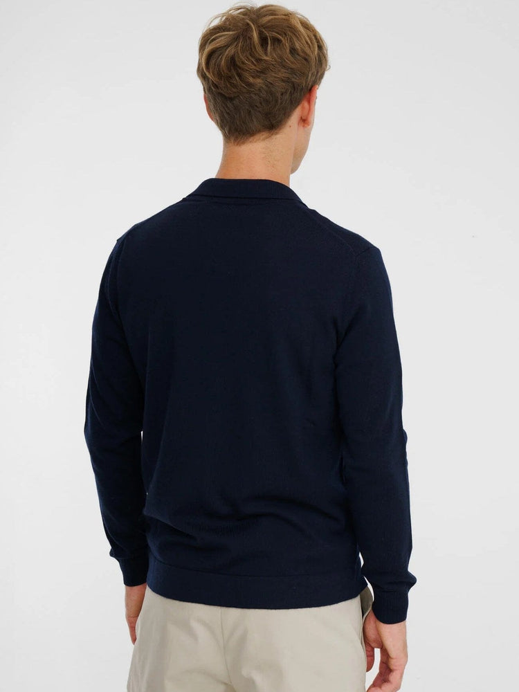 
                  
                    FERRANTE - Polo Vest Met Rits Donkerblauw Truien Ferrante 
                  
                