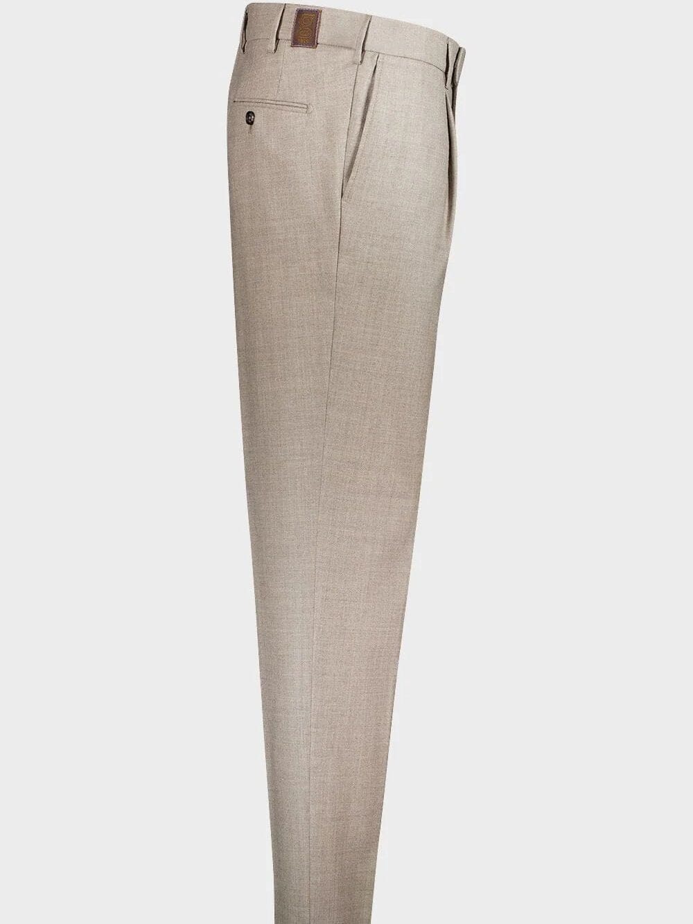 
                  
                    G1920 - Beige Flannel chino met bandplooi Broeken G1920 
                  
                
