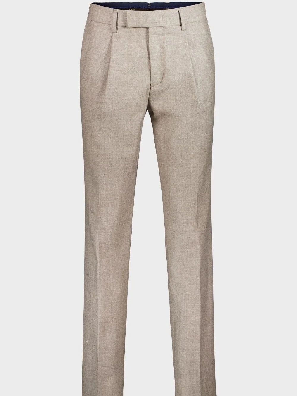
                  
                    G1920 - Beige Flannel chino met bandplooi Broeken G1920 
                  
                
