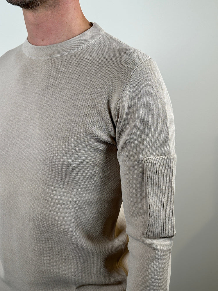 
                  
                    GENTI - Cool Dry Sweater Beige Truien Genti 
                  
                