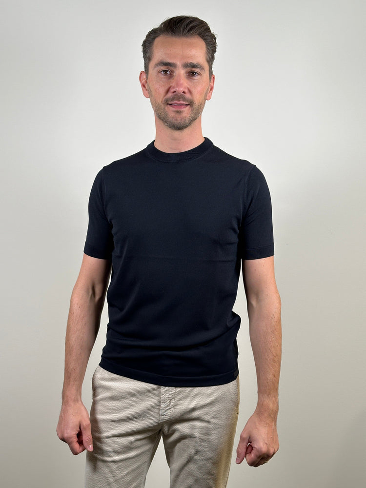 GENTI - Cool Dry T-Shirt Blauw T-shirts Genti 