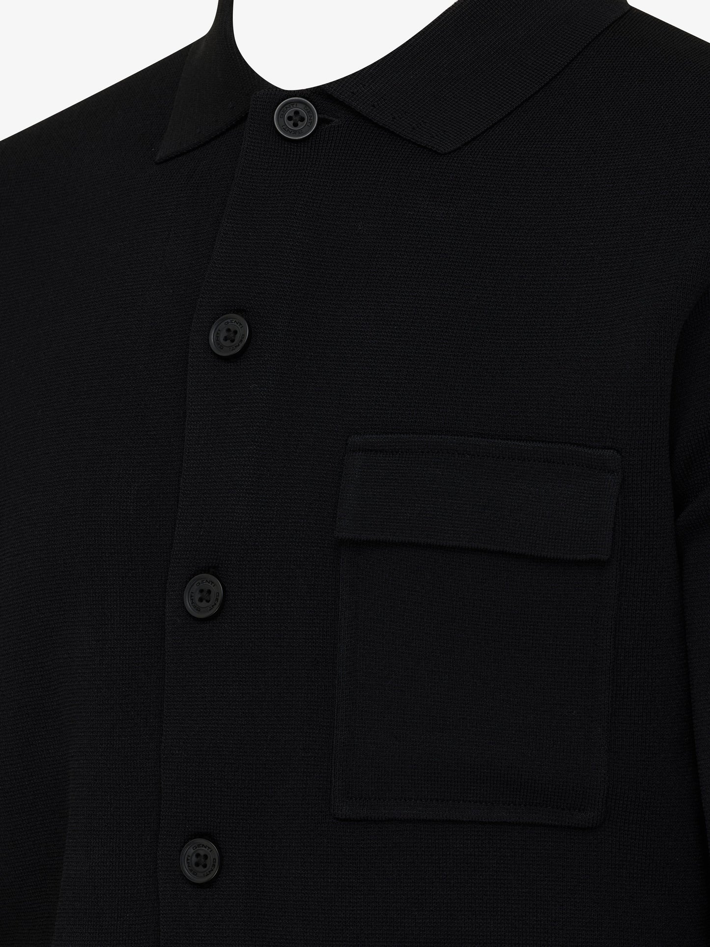 
                  
                    GENTI - Overshirt Cool Dry Zwart Truien Genti 
                  
                