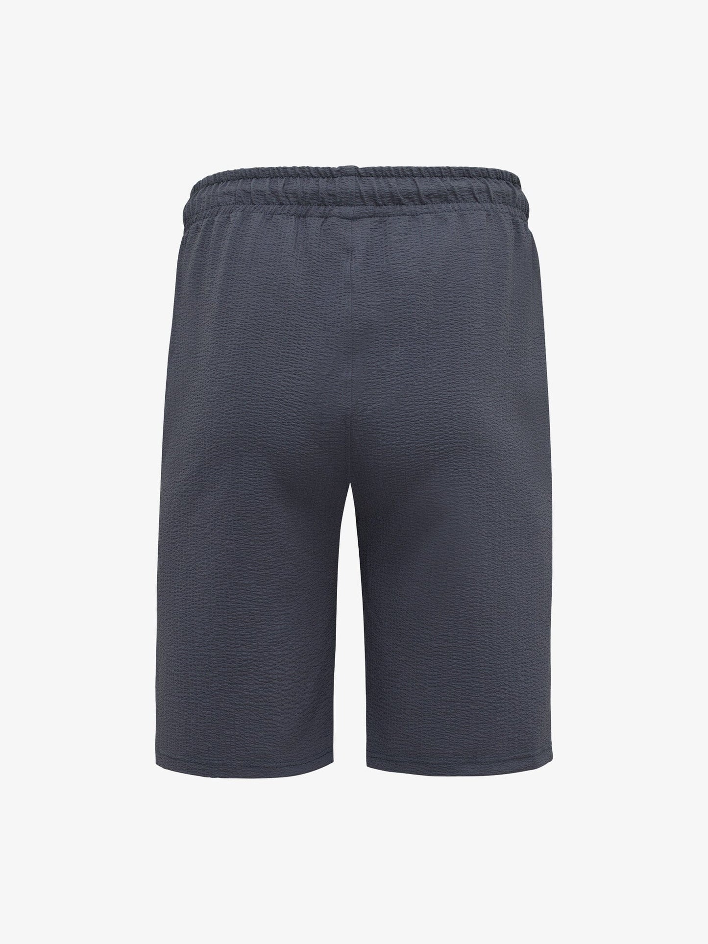 GENTI - Seersucker Short Grijsblauw Shorts Genti 